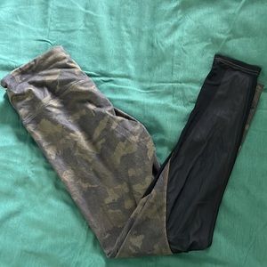 Bally total fitness camo and mesh